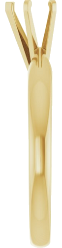 Sužadėtuvių Žiedas „Solitaire“ 14k yellow gold Heart 5mm (4)