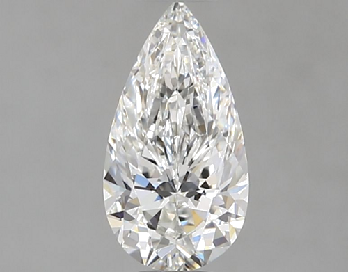 0.6 carat G-VVS1 Natūralus Pear Deimantas (1)