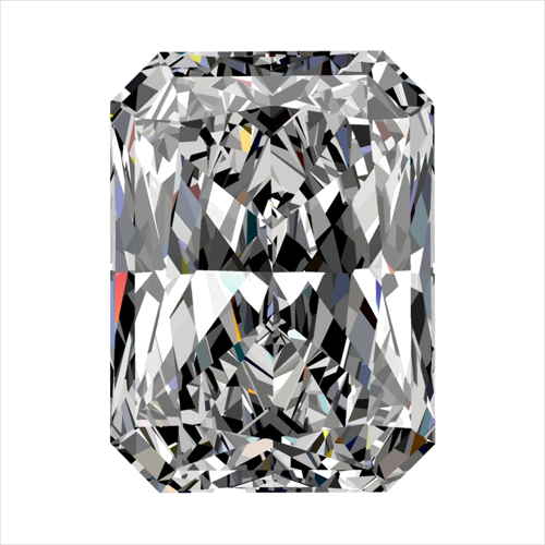 0.31 carat D-IF Natūralus Radiant Deimantas (1)