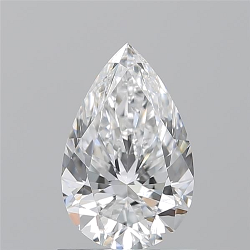 1.02 carat E-VS1 Natūralus Pear Deimantas (1)