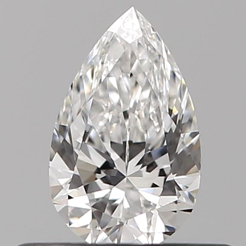 0.32 carat E-VVS2 Natūralus Pear Deimantas (1)