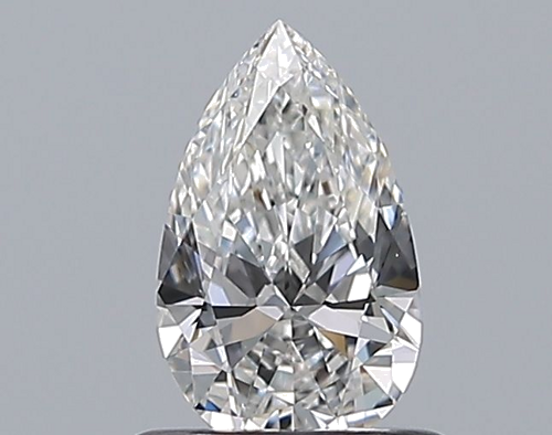 0.59 carat F-VS1 Natūralus Pear Deimantas (1)
