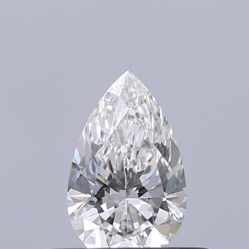 0.32 carat D-VVS1 Natūralus Pear Deimantas (1)