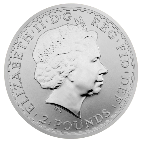 1 oz Britannia 1999 серебряная монета (2-й выпуск) (2)