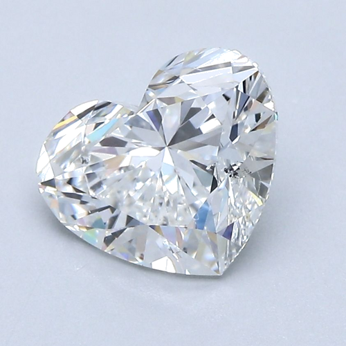 2.01 carat F-SI1 Natūralus Heart Deimantas (1)