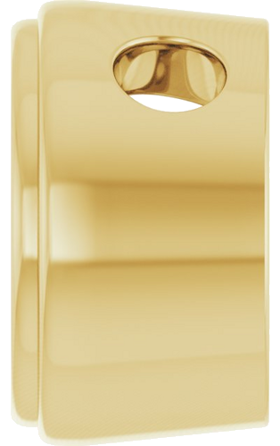 Pakabukas „Bezel-Set Solitaire“ 14k yellow gold Oval 10mm x 8mm (3)