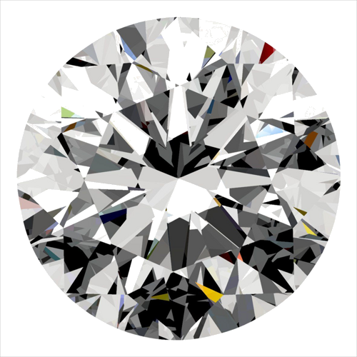 0.3 carat E-VS1 Excellent cut Natūralus Round Deimantas (1)