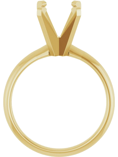 Sužadėtuvių Žiedas „Solitaire“ 14k yellow gold Oval 10mm x 8mm (2)