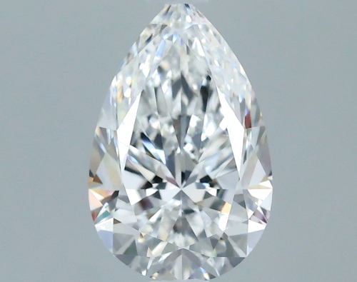 0.7 carat E-VS1 Natūralus Pear Deimantas (1)