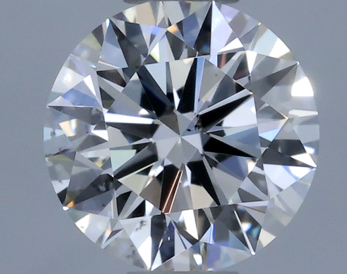 0.43 carat F-SI1 Excellent cut Natūralus Round Deimantas (1)