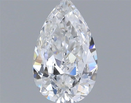 0.3 carat D-VS2 Natūralus Pear Deimantas (1)