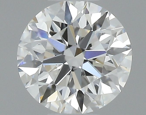0.43 carat F-VVS1 Excellent cut Natūralus Round Deimantas (1)