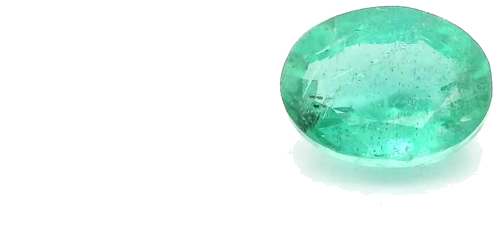 0.43 carat GREEN Oval Smaragdas (1)