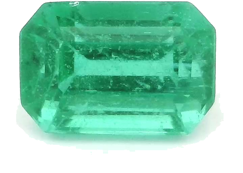 1.06 carat GREEN STEP cut Octagonal Smaragdas (1)