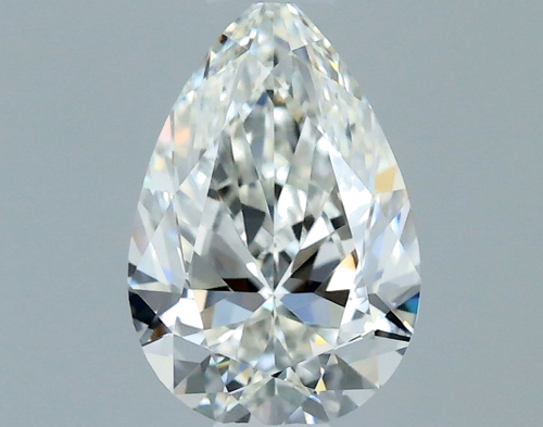 0.5 carat H-VS1 Natūralus Pear Deimantas (1)