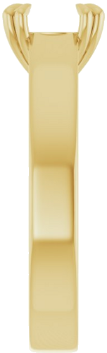 Sužadėtuvių Žiedas „Solitaire“ 585 Geltonojo Aukso Round 7.4mm (4)