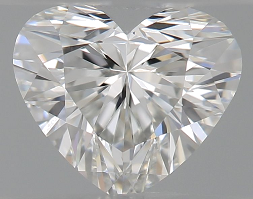 0.43 carat F-VS1 Natūralus Heart Deimantas (1)