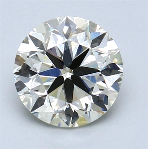 1.51 carat K-VVS1 Very Good cut Natūralus Round Deimantas (1)