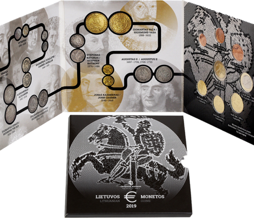 2019 Lithuania Euro coin set (BU) (2)