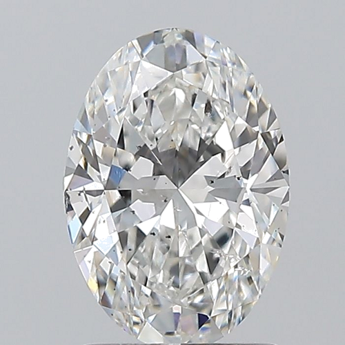 1.21 carat F-SI2 Natūralus Oval Deimantas (1)