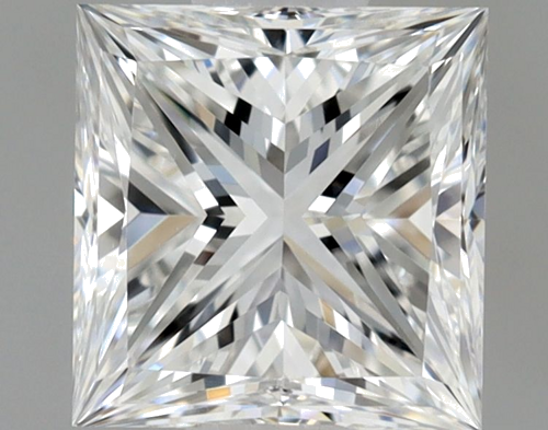0.7 carat E-VVS2 Natūralus Princess Deimantas (1)