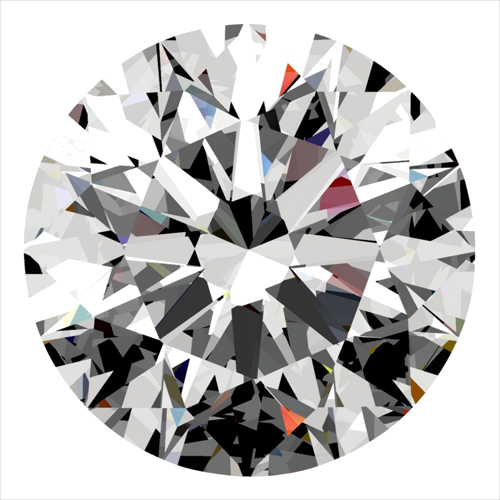 0.3 carat G-SI1 Excellent cut Natūralus Round Deimantas (1)