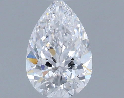 0.6 carat D-VVS2 Natūralus Pear Deimantas (1)