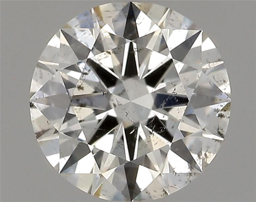 0.57 carat I-SI2 Excellent cut Natūralus Round Deimantas (1)