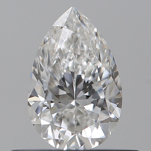 0.5 carat E-VVS2 Natūralus Pear Deimantas (1)