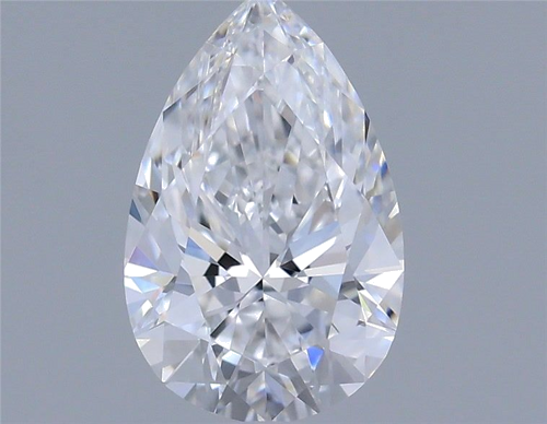 0.43 carat D-VVS2 Natūralus Pear Deimantas (1)