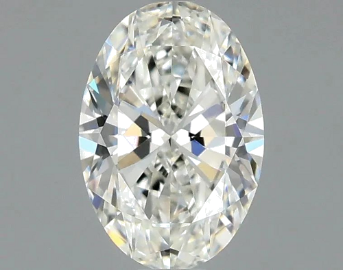 0.57 carat G-VVS2 Natūralus Oval Deimantas (1)