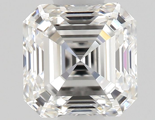 0.55 carat F-VVS1 Natūralus Asscher Deimantas (1)