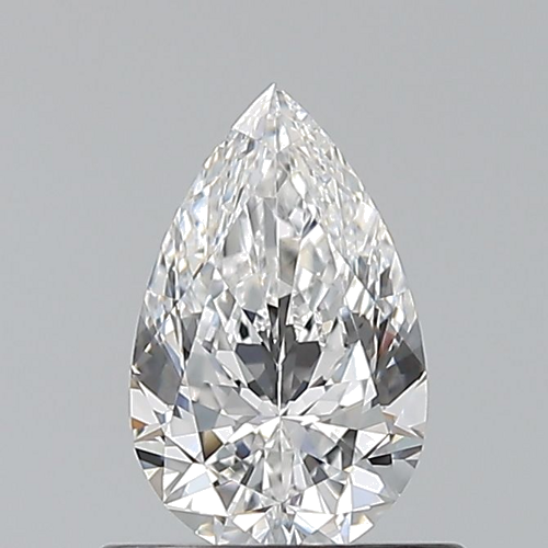 0.6 carat D-VVS1 Natūralus Pear Deimantas (1)