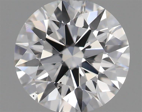 0.55 carat E-VS2 Excellent cut Natūralus Round Deimantas (1)