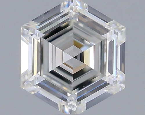 0.52 carat F-VS1 Natūralus Hexagonal Deimantas (1)