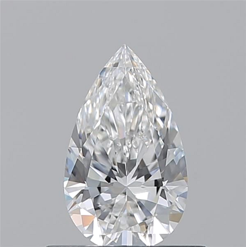 0.55 carat E-IF Natūralus Pear Deimantas (1)