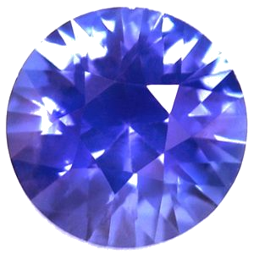 0.54 carat BLUE Round Safyras (1)
