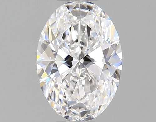 0.5 carat D-VS2 Natūralus Oval Deimantas (1)