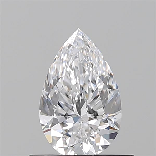 0.51 carat D-VVS2 Natūralus Pear Deimantas (1)