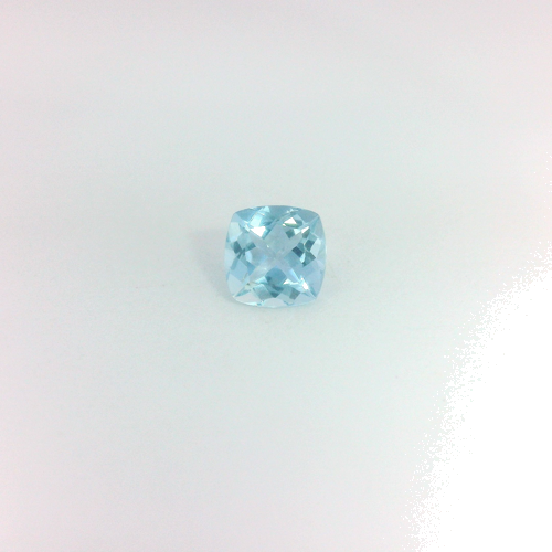 0.52 carat BLUE Cushion Aquamarine (1)