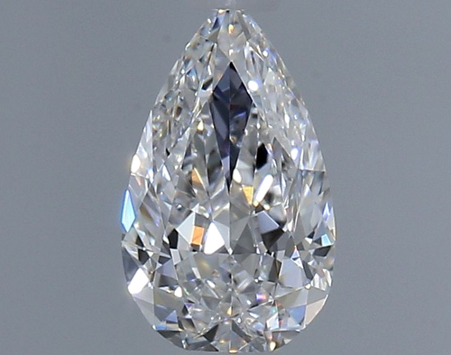 0.42 carat D-IF Natūralus Pear Deimantas (1)