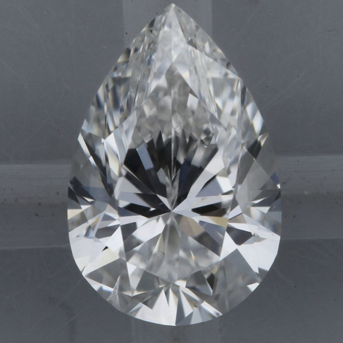 0.52 carat E-SI2 Natūralus Pear Deimantas (1)
