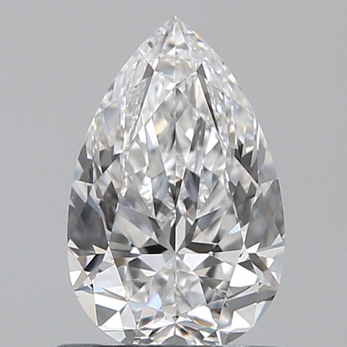 0.81 carat D-VS1 Natūralus Pear Deimantas (1)