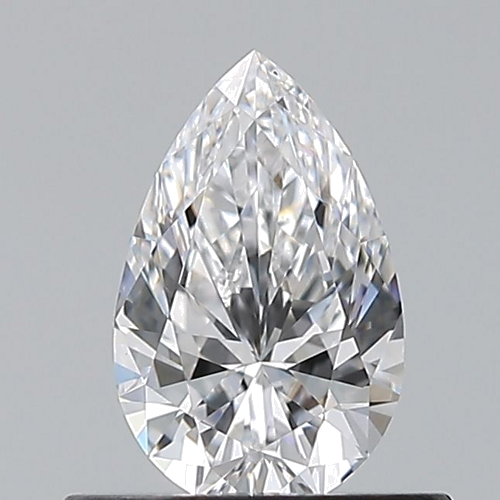0.5 carat D-VS1 Natūralus Pear Deimantas (1)