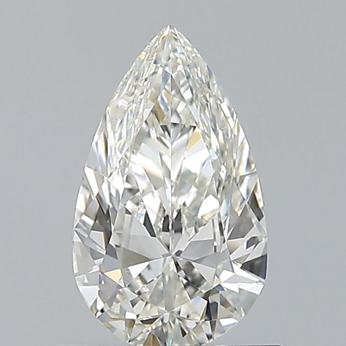 0.7 carat I-VVS2 Natūralus Pear Deimantas (1)