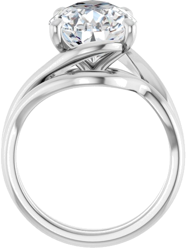Sužadėtuvių Žiedas „Bypass“ 925 Sidabro Pear 15mm x 10mm (7)