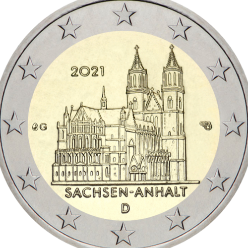 2021 Germany Saxony-Anhalt 2 euro coin (2)