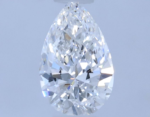 0.25 carat E-VVS1 Natūralus Pear Deimantas (1)