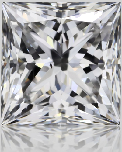 1.01 carat D-VS2 Natūralus Princess Deimantas (1)
