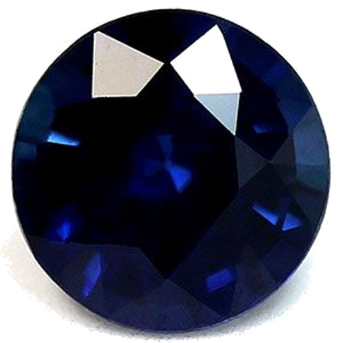 0.98 carat BLUE Round Safyras (1)